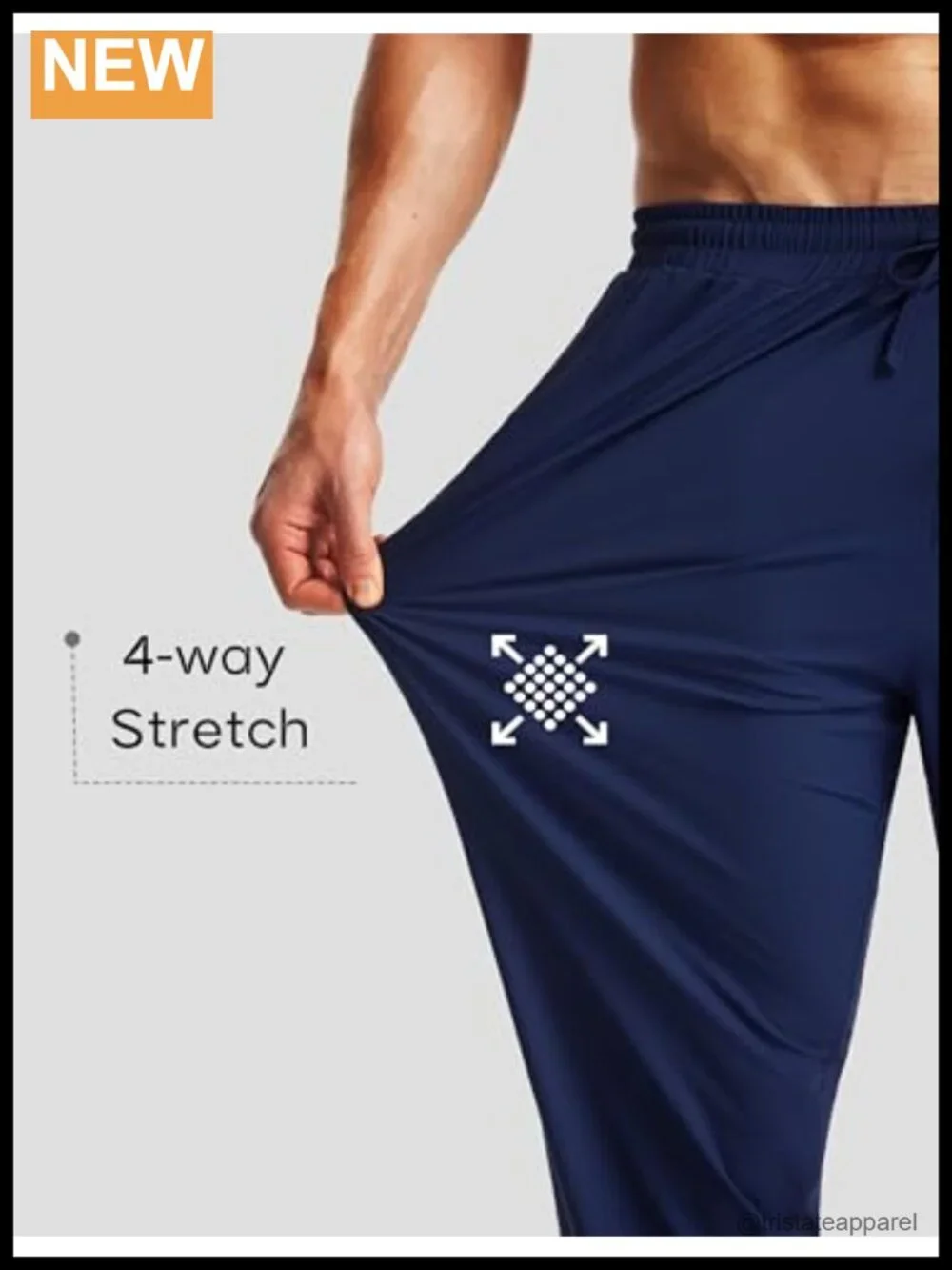 Men's Quick Dry UPF 50+ Swim Pants with Pockets Drawstring Waist